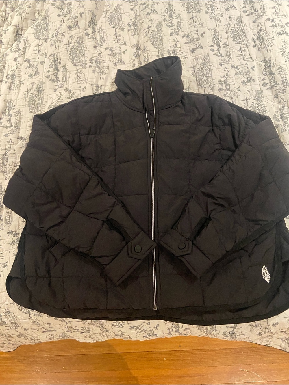 FP Movement by Free People Black Quilted Puffer Jacket